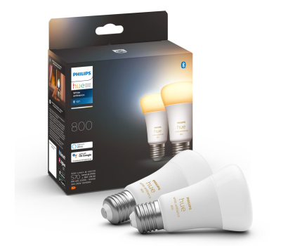 Inteligentne oświetlenie Philips Hue White ambiance Inteligentna Żarówka 2xE27 800lm 8719514328242